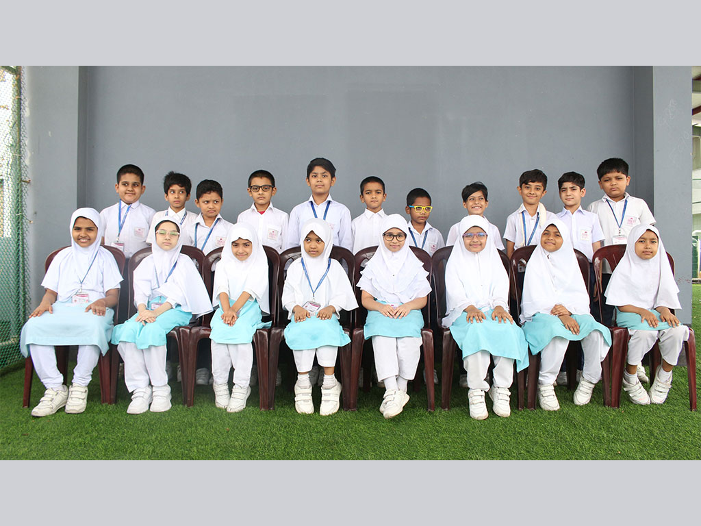 Primary Years Students of 1B Wearing School Uniform