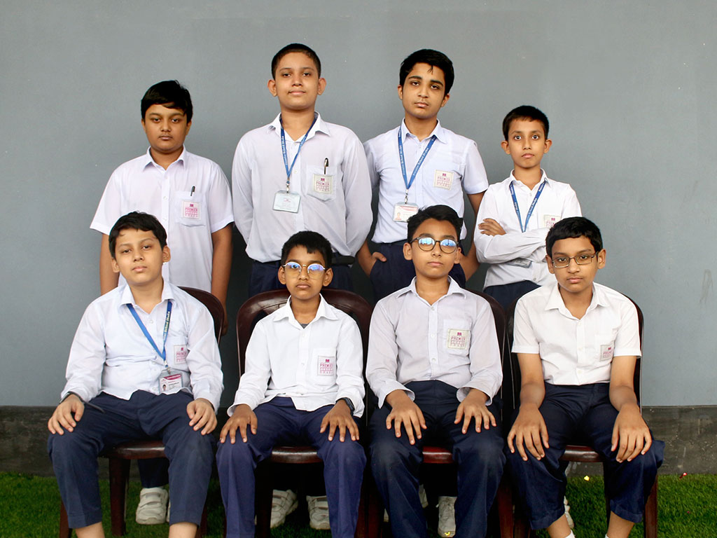 Primary Years Students of 5 Boys Wearing School Uniform