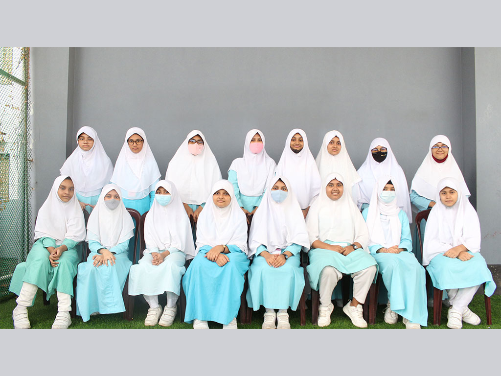 Primary Years Students of 5 Girls Wearing School Uniform