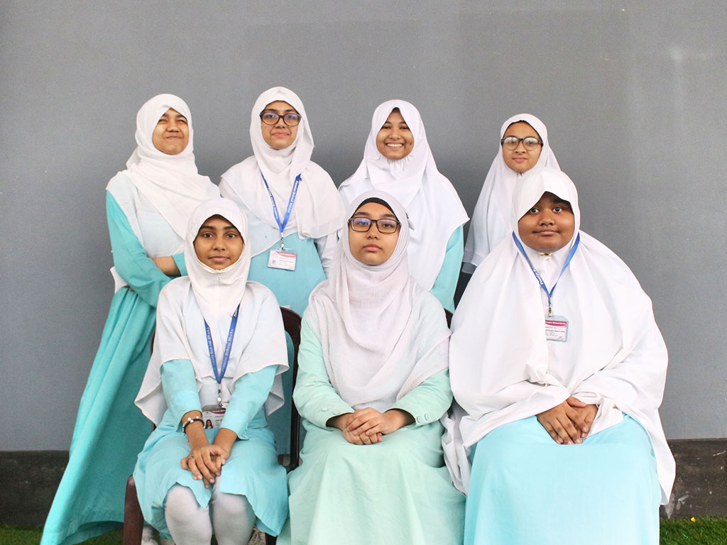 Primary Years Students of 6 Girls Wearing School Uniform