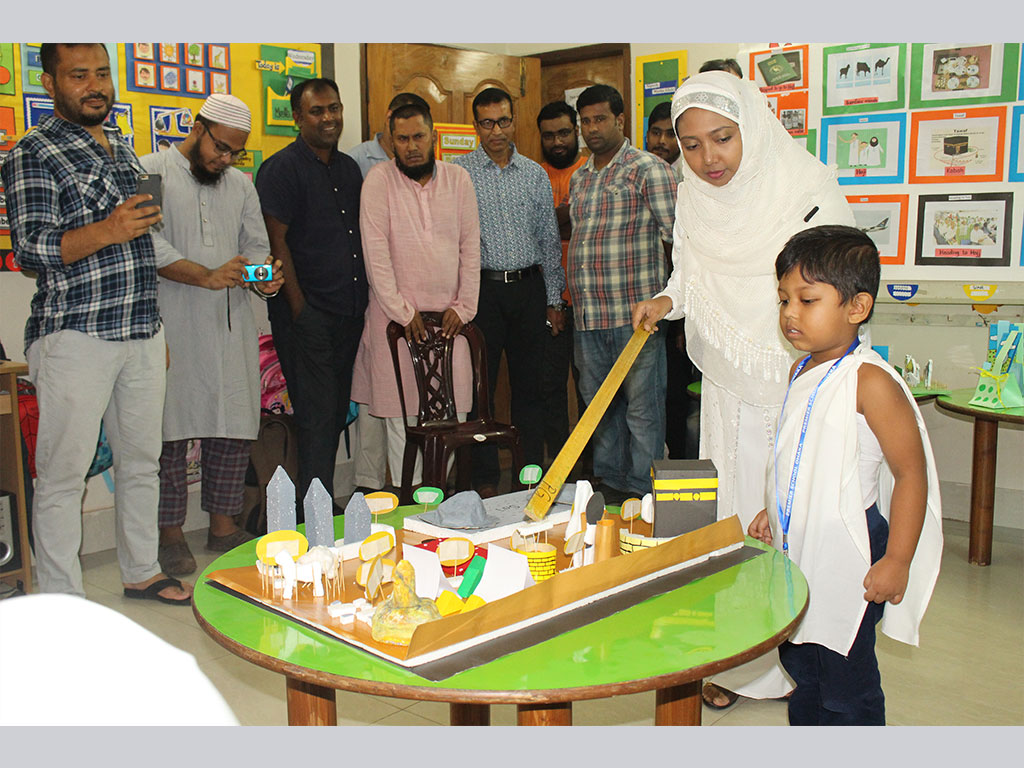 Students Activity on Hajj campaign Day
