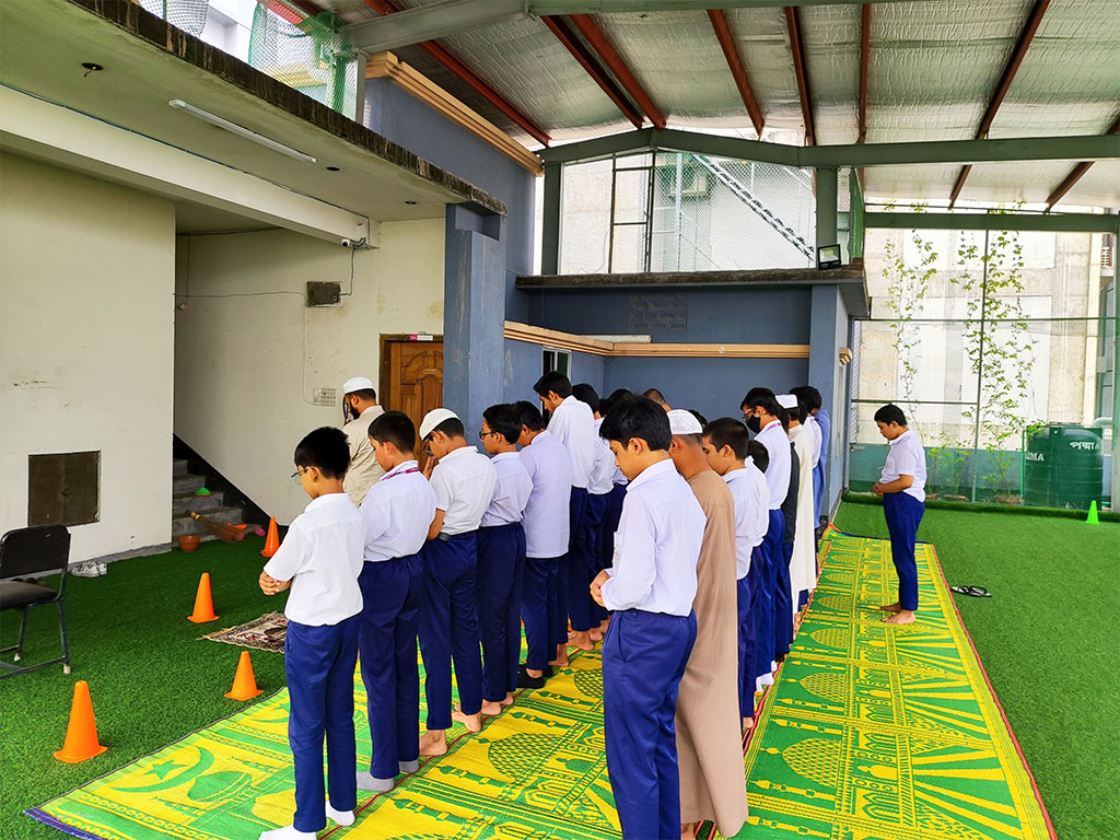 Students are Performing Salah in Jamaat PSD-1