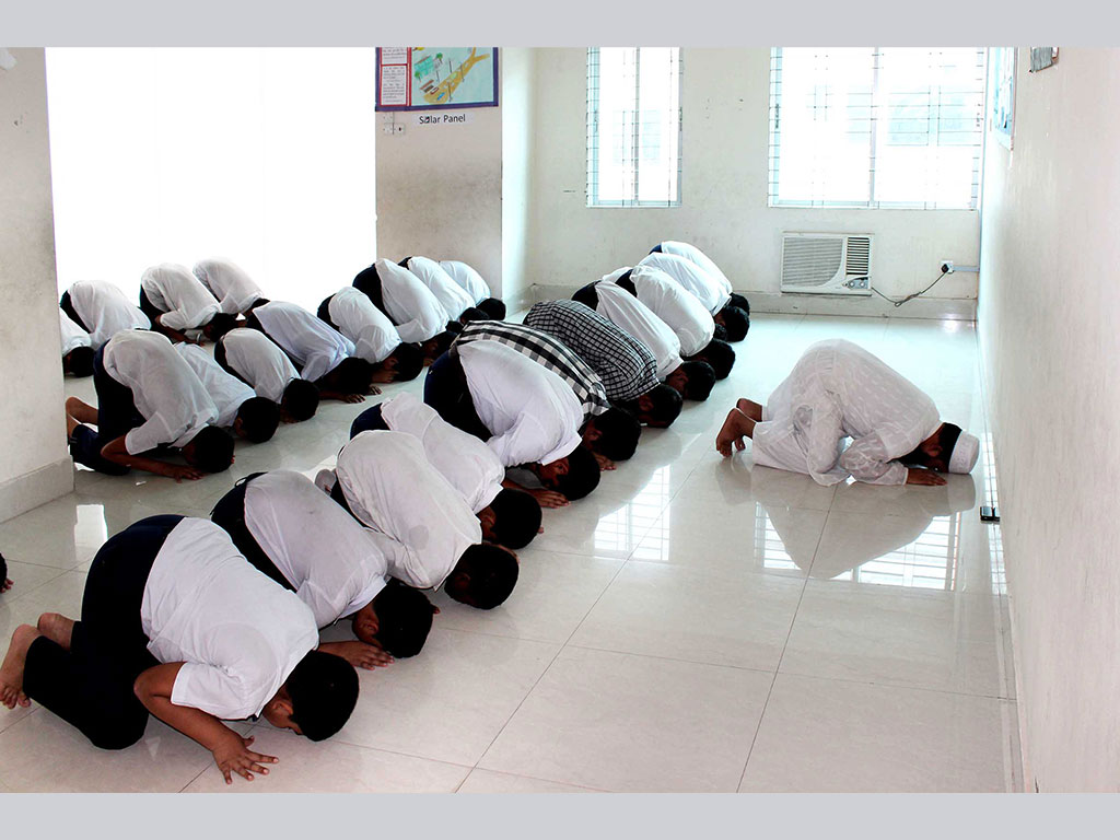 Students are Performing Salah in Jamaat PSD-2